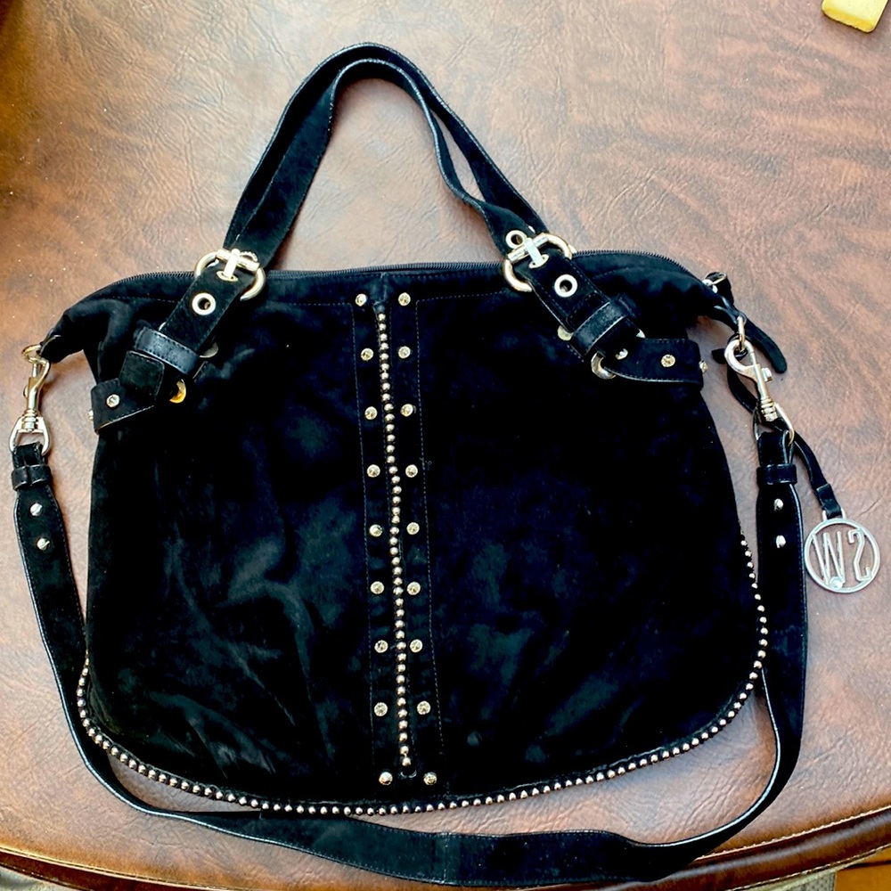 Stewart Weitzman suede bag